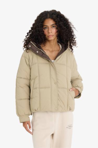 Regular Fit Hooded Puffer Jacket