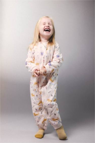 Baby Girl Newborn 1 Tog Fiber Patterned Zippered Cotton Jumpsuit