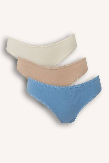 Dantel Detaylı 3'lü Brazilian Külot-Fall in Love