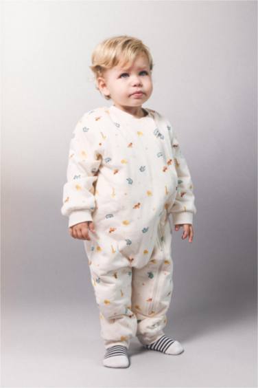 Baby Boy Newborn 1 Tog Fiber Cotton Long Sleeve Jumpsuit