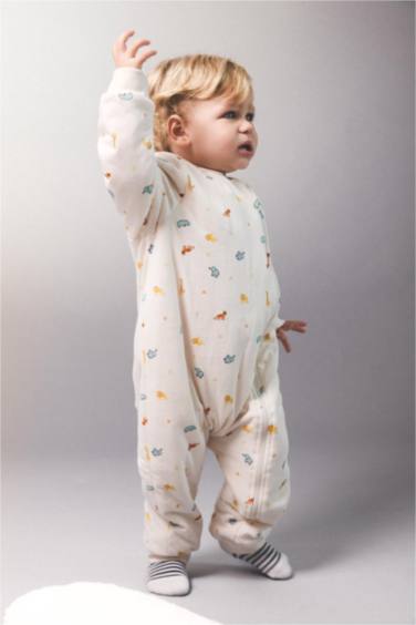 Baby Boy Newborn 1 Tog Fiber Cotton Long Sleeve Jumpsuit