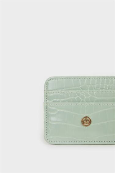 محفظة بطاقات نسائي جلد صناعي