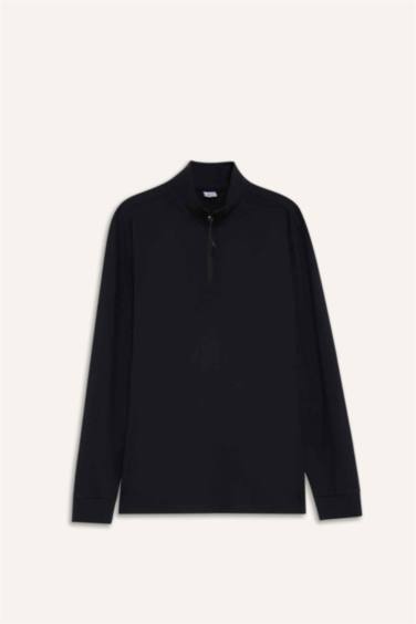 سويت شيرت رياضي قطيفة قصة عادية بياخة عالية من DeFactoFit