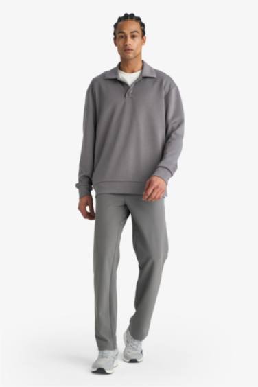 بنطلون رياضي منسوج قصة عادية من DeFactoFit