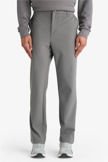 بنطلون رياضي منسوج قصة عادية من DeFactoFit