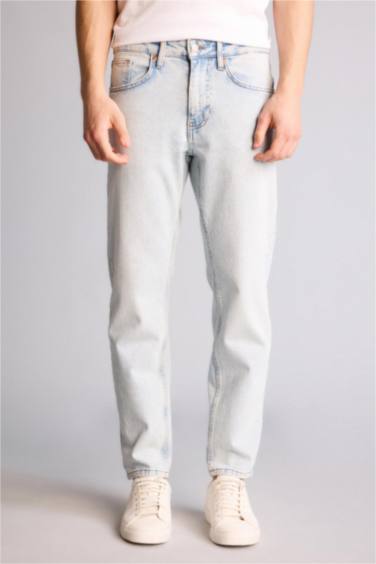 Slım Tapered Fıt Dar Paça Jean Pantolon