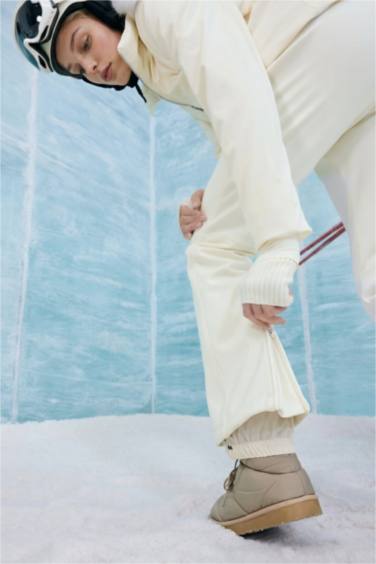 سروال القماش المنسوج قصة عادية شارلستون بجيب فليتو