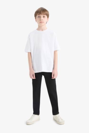 Узкие джинсы Slim Fit с прямыми штанинами для мальчика