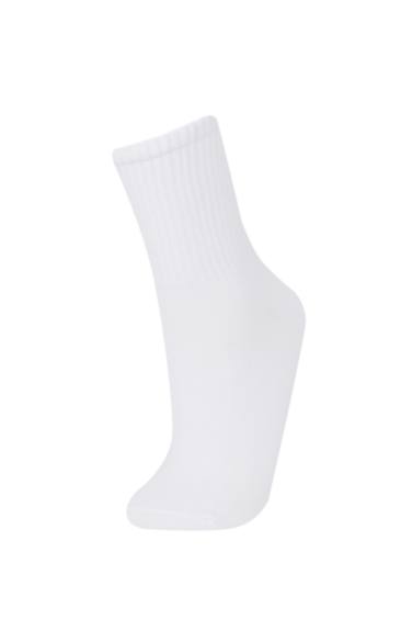 Woman Comfortable Elastic 3 Piece Cotton Long Socks