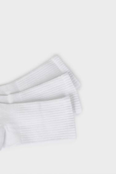 Woman Comfortable Elastic 3 Piece Cotton Long Socks