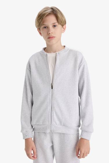 طقم اولادي جاكيت بومبر وسويت بانتس قصة عادية - قطعتين