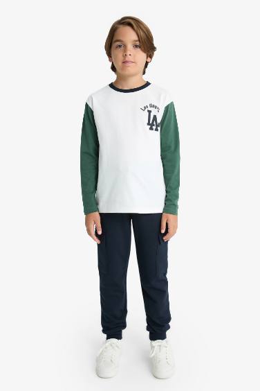 Boy Printed T-Shirt Sweatpants 2 Piece Set