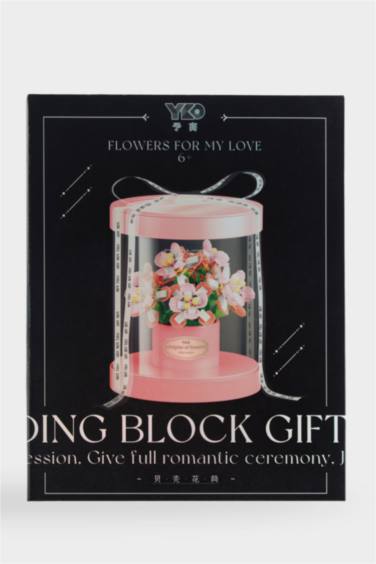 Çiçek Desenli Blok Set