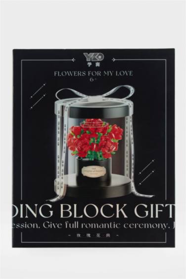 Renkli Çiçek Buketi Blok Set