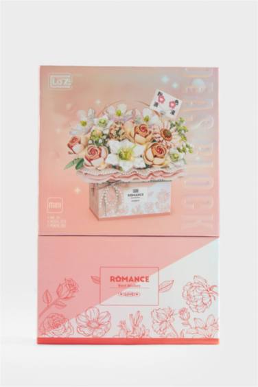 Çiçek Desenli Blok Set