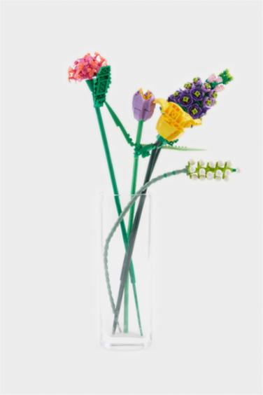 Renkli Çiçek Buketi Blok Set - Görsel 2