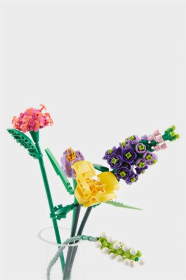 Renkli Çiçek Buketi Blok Set - Görsel 3