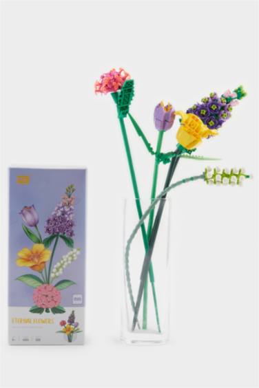 Renkli Çiçek Buketi Blok Set - Görsel 6