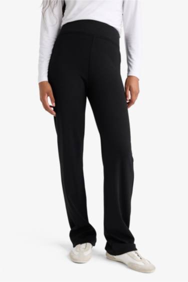 Flare Fit Geniş Paça Termal Tayt