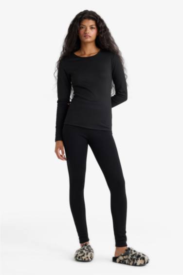 Basic Düz Uzun Kollu Üst