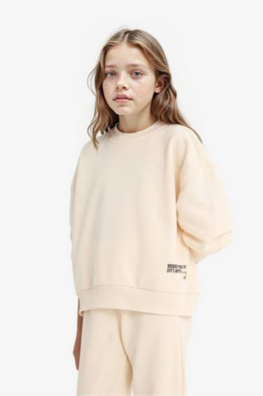 Ensemble Sweatshirt imprimé et Jogging pour fille