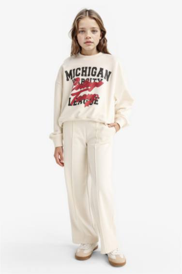 Ensemble Sweatshirt imprimé et Jogging pour fille