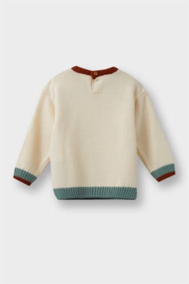 Pull en tricot à col rond pour bébé garçon