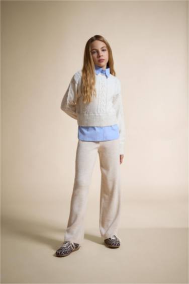 Girl Crew Neck Pullover