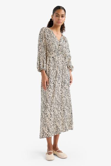 Floral Long Sleeve Dress