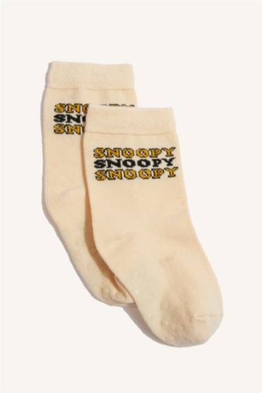 شرابات طويلة اولادي قطن مطبوع من سنوبي - 3 قطع