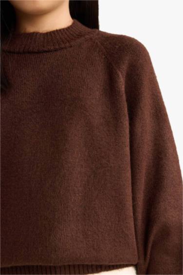 Girl Regular Fit Crew Neck Pullover