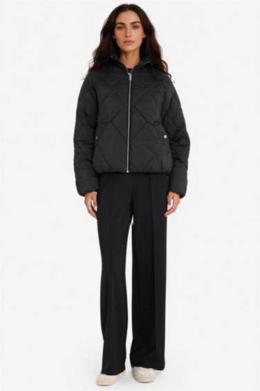 قمصلة نفخ قصة عادية بغطاء للرأس مقاوم للماء