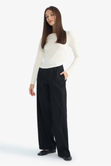 Baggy Fit Regular Waist Trousers