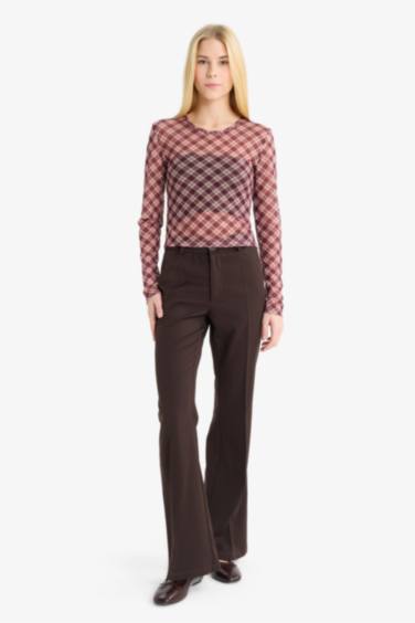Flare Fit Regular Waist Trousers
