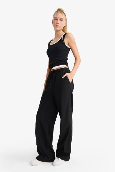 Wide Leg Trousers