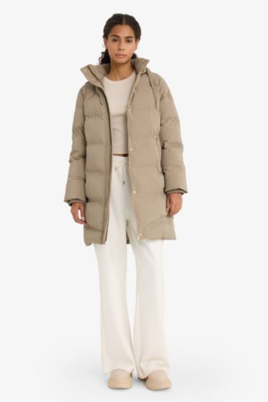 Куртка-парка с капюшоном, стандартный покрой