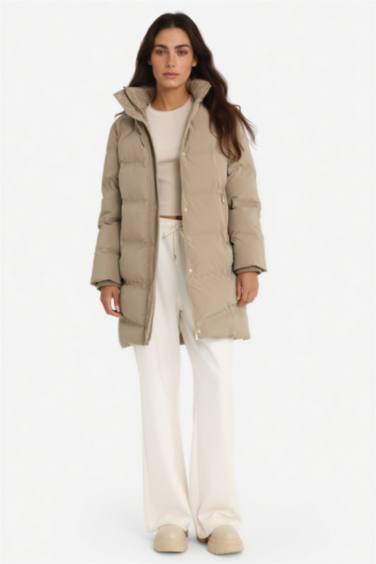 Куртка-парка с капюшоном, стандартный покрой