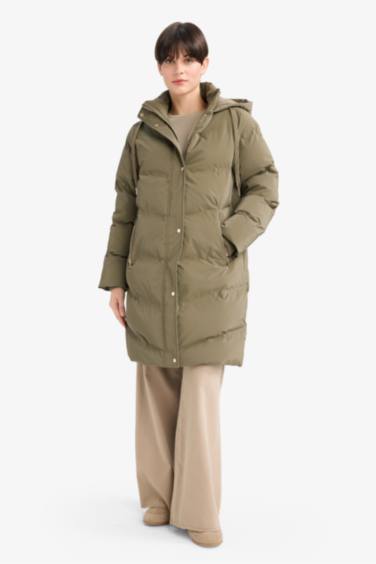 Regular Fit Kapüşonlu Fermuarlı Parka