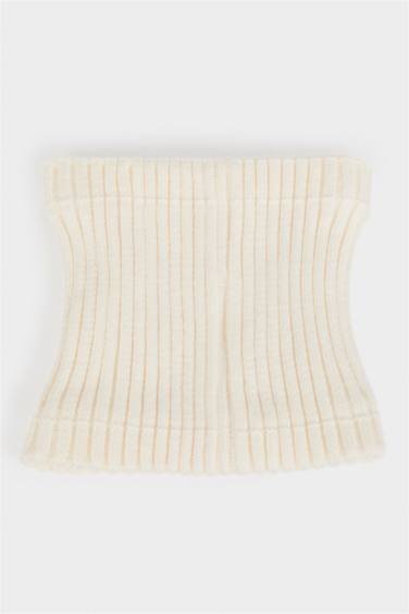 Kız Bebek İçi Polarlı Triko Boyunluk