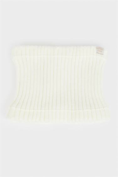 Kız Bebek İçi Astarlı Triko Boyunluk