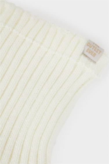 Kız Bebek İçi Astarlı Triko Boyunluk