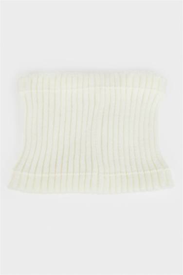 Kız Bebek İçi Astarlı Triko Boyunluk