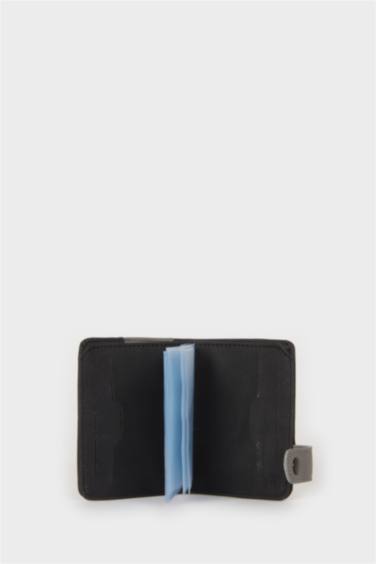Man Faux Leather Wallet