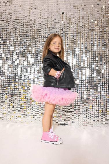 Le Mabelle x DeFacto Baby Girl Elastic Waist Skirt