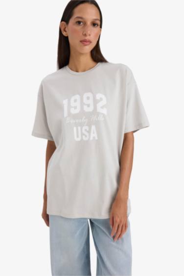 Oversize Fit Crew Neck T-Shirt