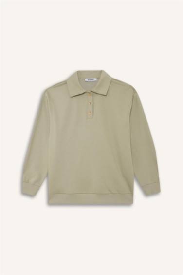 Regular Fit Polo Neck Soft Inside Thick Fabric Tunic