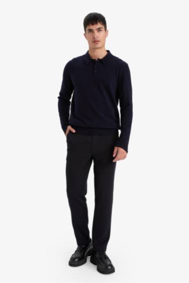 بلوز تريكو قصة عادية بياخة بولو