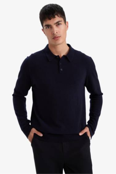 بلوز تريكو قصة عادية بياخة بولو