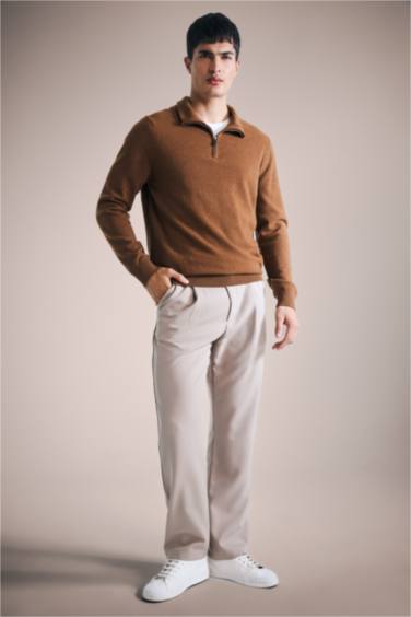 Standard Fit Turtleneck Knitwear Pullover