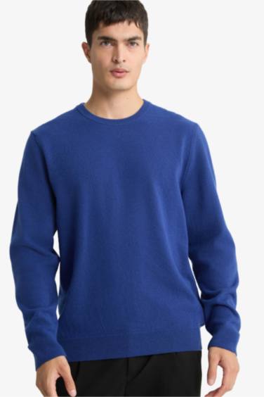 بلوز تريكو قصة عادية بياخة مستديرة